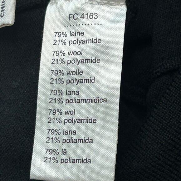 Lacoste women's wool blend mid rise leggings base layer black size S - Picture 7 of 8